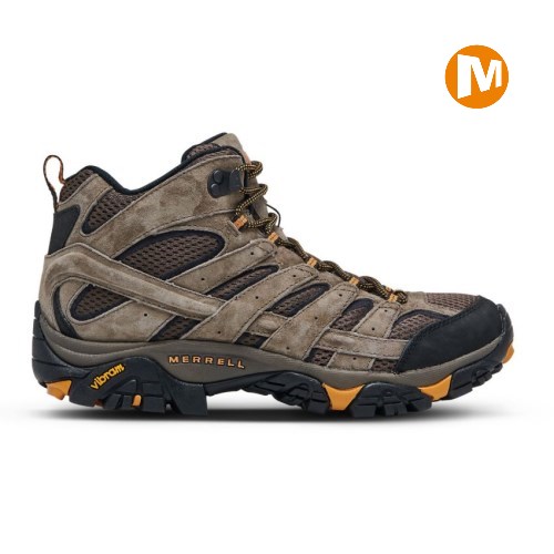 Merrell Moab 2 Mid Ventilator Wanderschuhe Herren Braun [DE-MAFVZ]